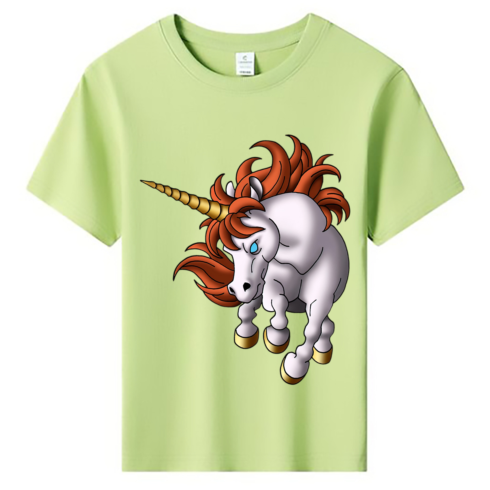 （画像用） ドラゴンクエスト Doragon Kuesuto Dragon Quest 綿100％キッズTシャツ（フロントプリント）